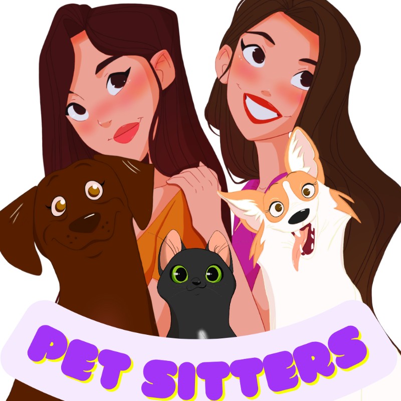 Foto de Letícia e Cecília Petsitters